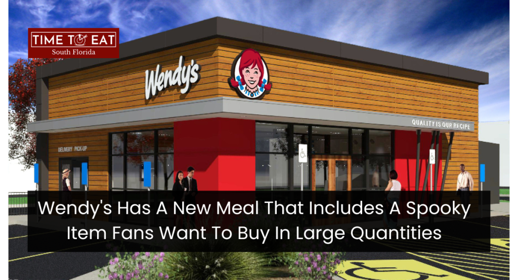 Wendy's Has A New Meal That Includes A Spooky Item Fans Want To Buy In Large Quantities