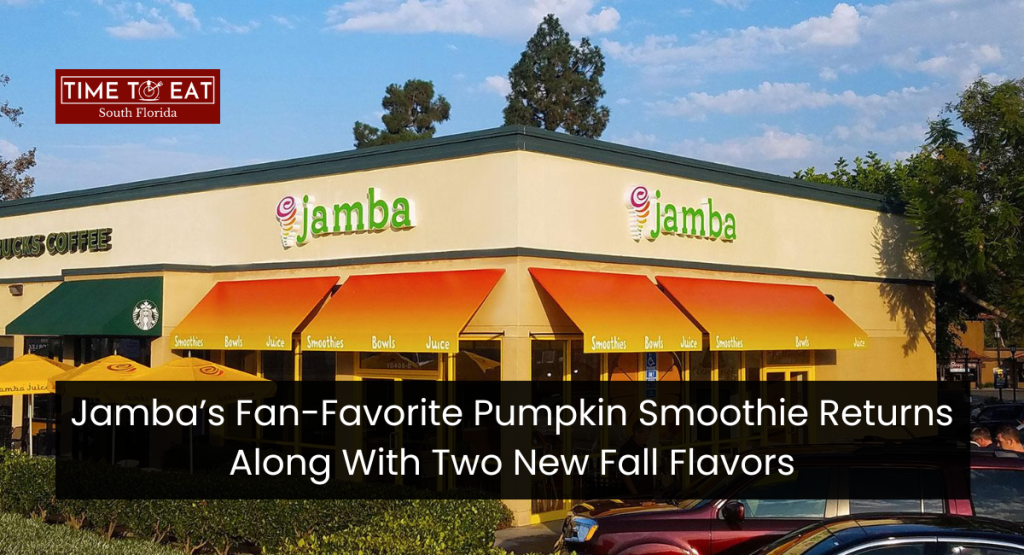 Jamba’s Fan-Favorite Pumpkin Smoothie Returns Along With Two New Fall Flavors