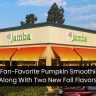 Jamba’s Fan-Favorite Pumpkin Smoothie Returns Along With Two New Fall Flavors