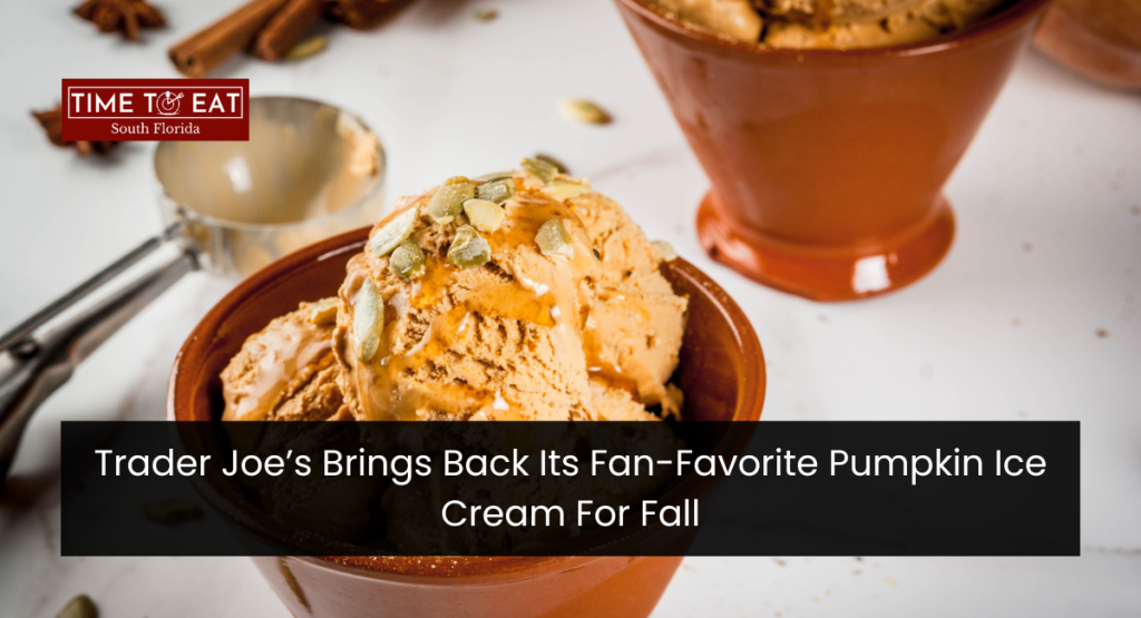 Trader Joe’s Brings Back Its Fan-Favorite Pumpkin Ice Cream For Fall