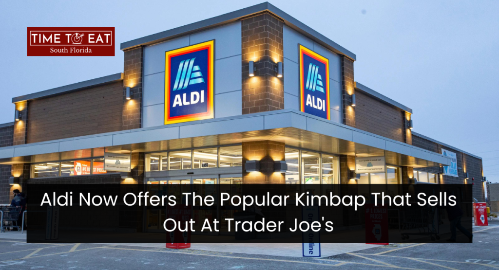 Aldi Now Offers The Popular Kimbap That Sells Out At Trader Joe's