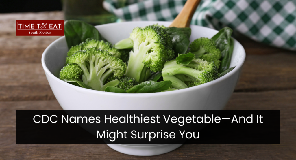 CDC Names Healthiest Vegetable—And It Might Surprise You